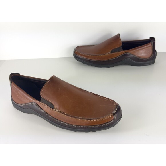 Cole Haan Tucker Venetian Shoes Mens Size 11 W Brown Leather Loafer Slip On main image 6